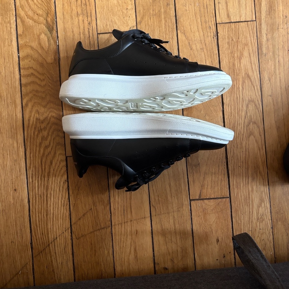 Alexander McQueen Black and White Men's Sneakers